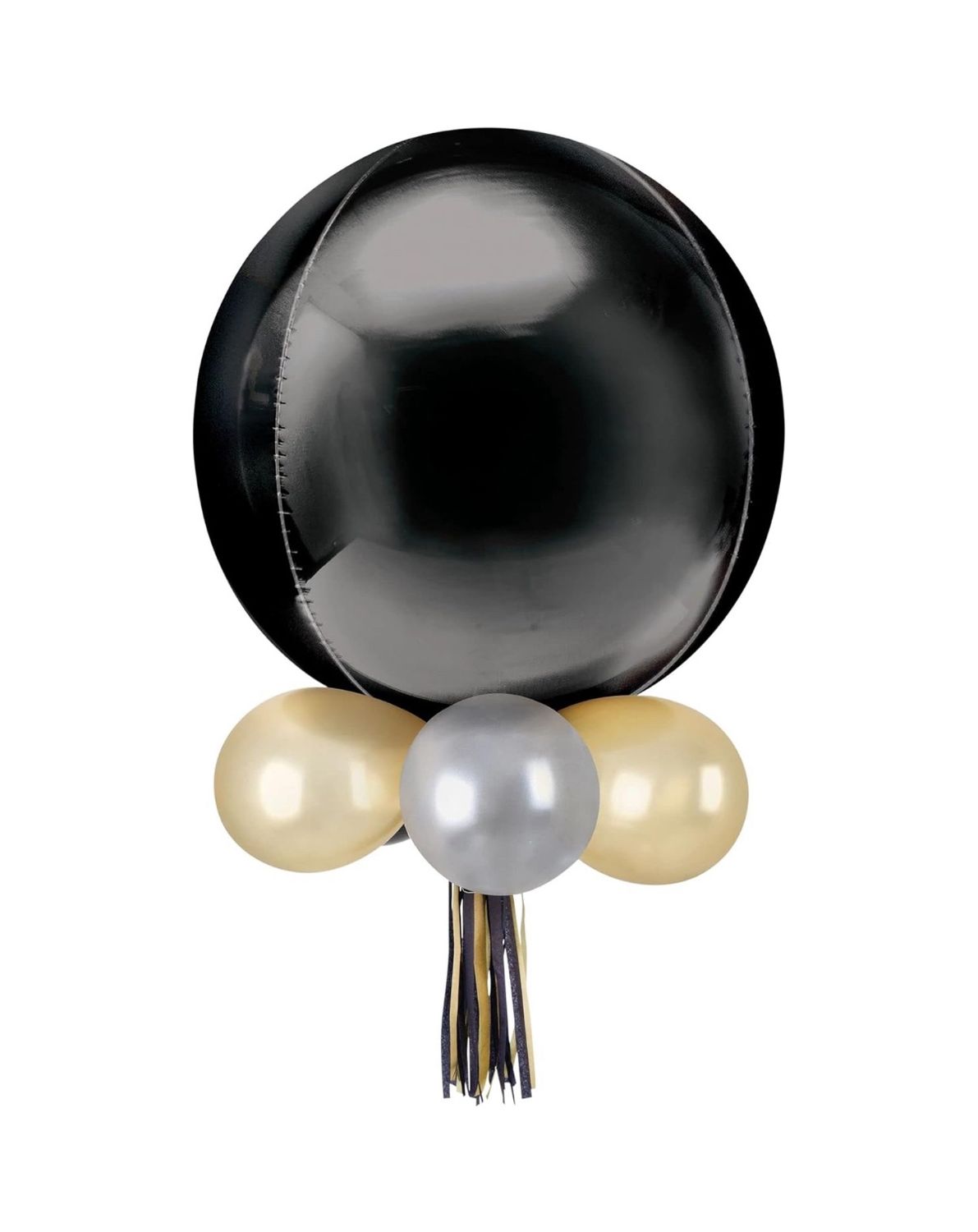 Lux Latex &amp; Foil Orb Balloon Chandelier