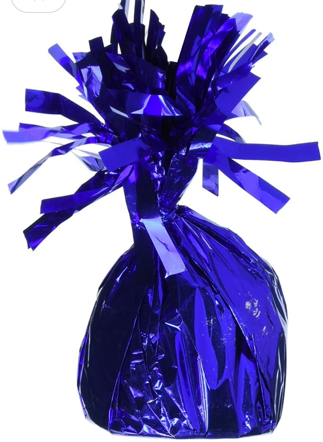 Royal Blue Foil Balloon Weight (4.5&quot; x 2.25&quot;) 1 Count