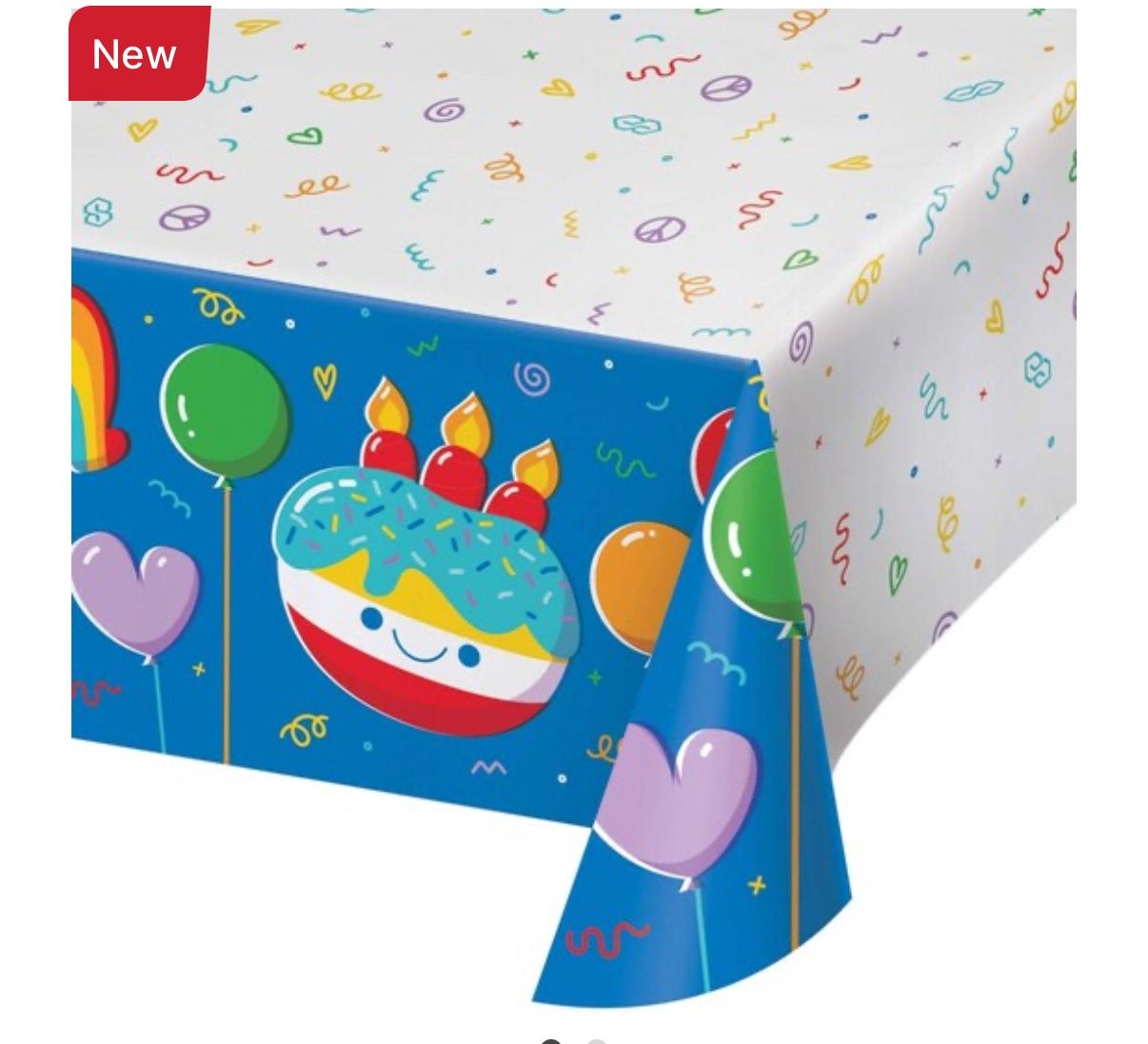 Bubbly Birthday Paper Tablecover, 54"x96" (1/Pkg)
