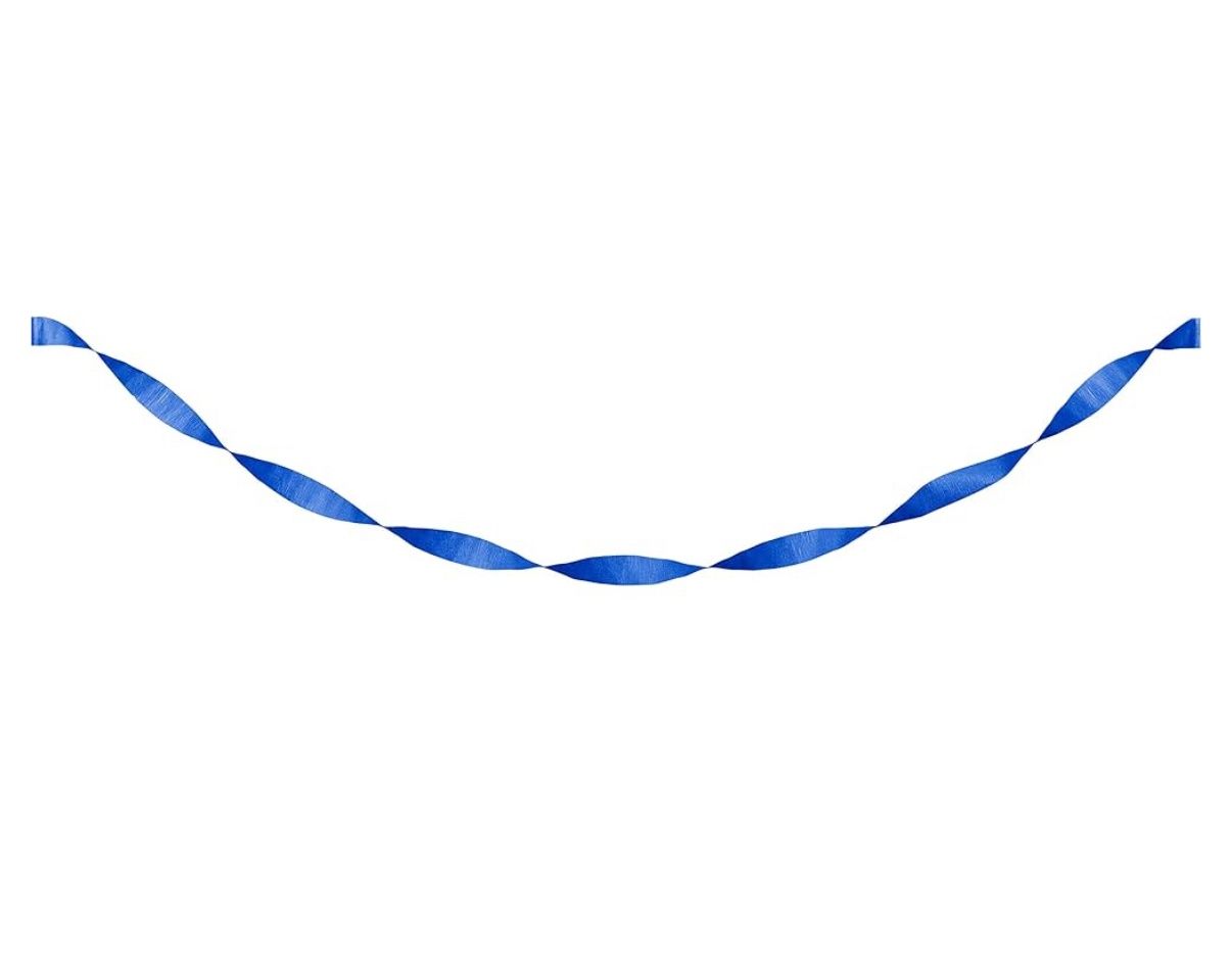 Creative Converting CREPE 81' Streamer, Cobalt 