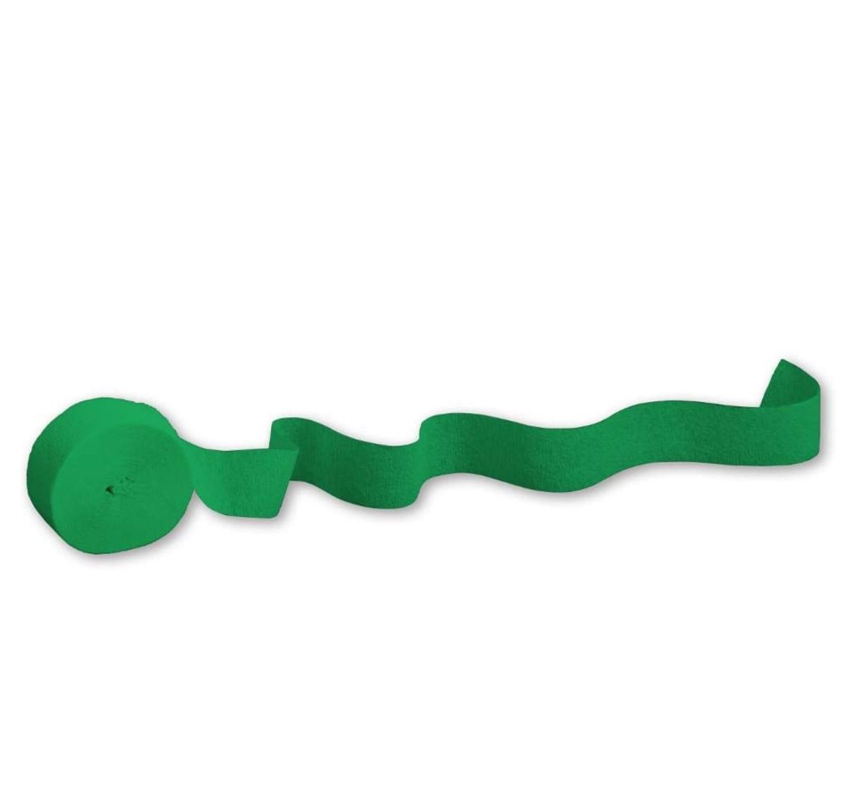 Creative Converting Touch of Color Crepe Paper Streamer Roll, 81-Feet, Emerald Green