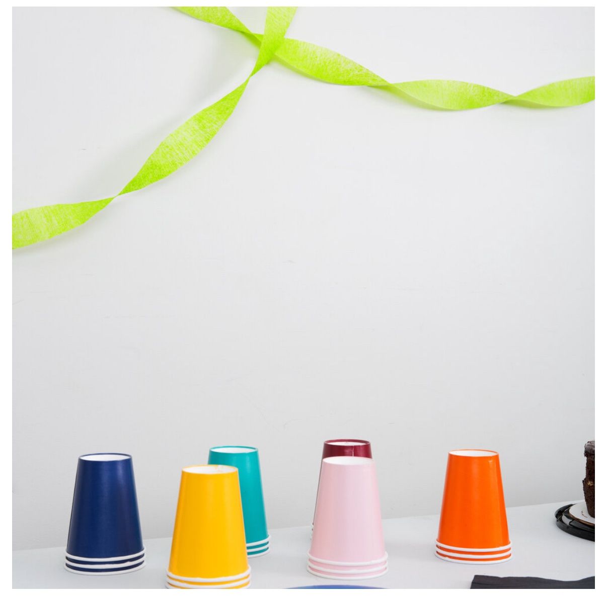 81' Fresh Lime Green Streamer Paper - 1