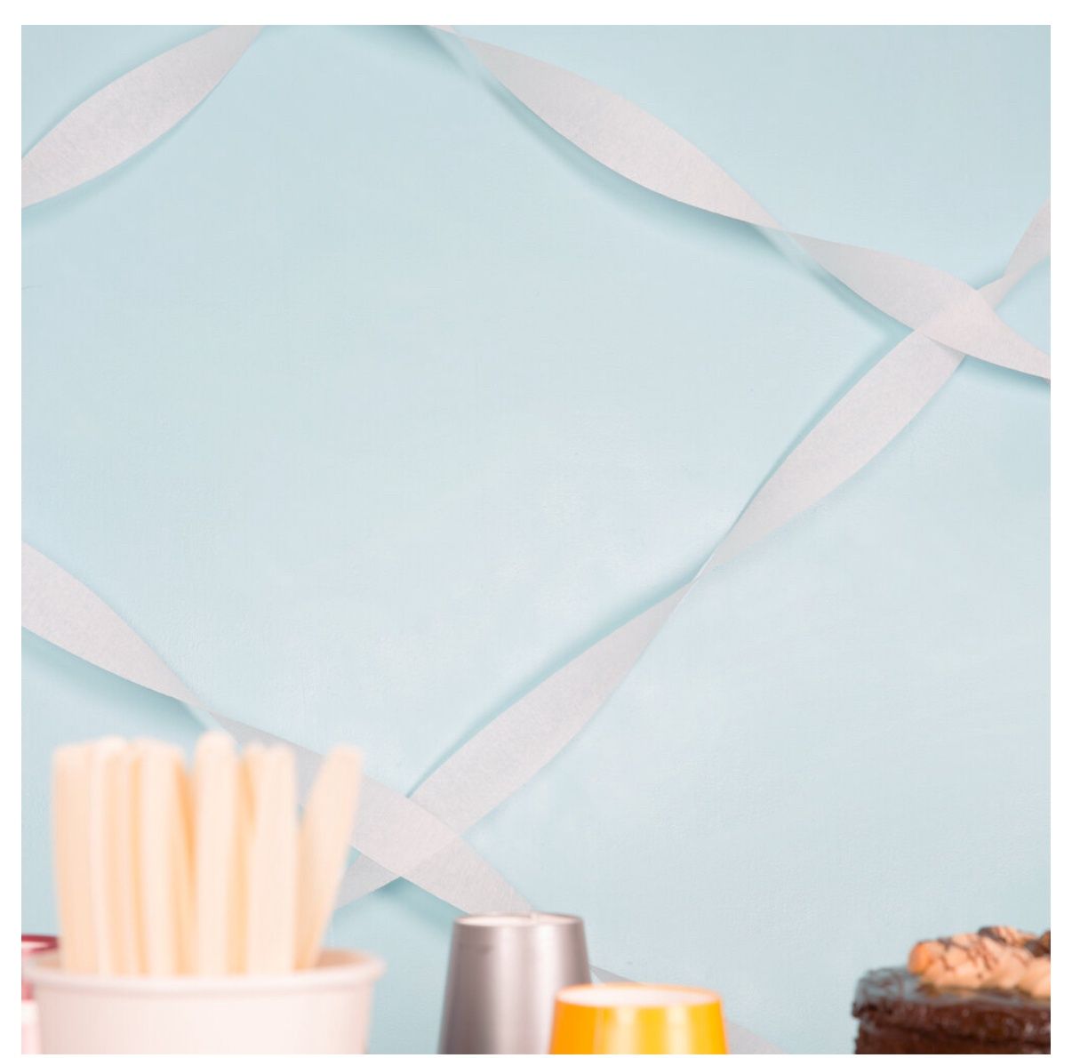 White Streamer Paper - 1