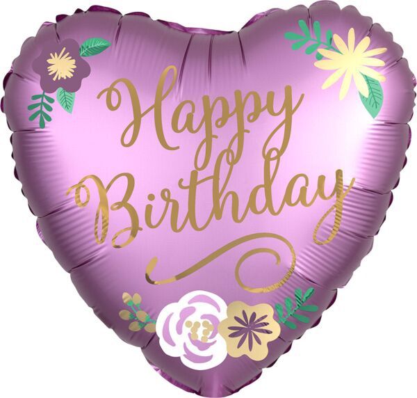 18&quot; Birthday Satin Flowers