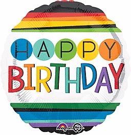 17&quot; Rainbow Birthday