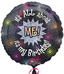 18&quot; All About Me Birthday - Holographics