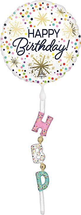 69&quot; Confetti Sprinkle Birthday