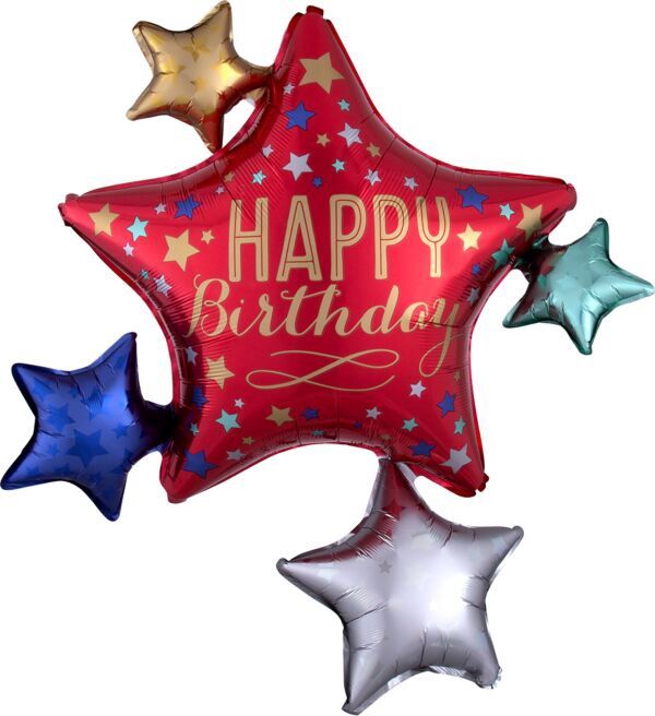 35&quot; Bday Star Cluster