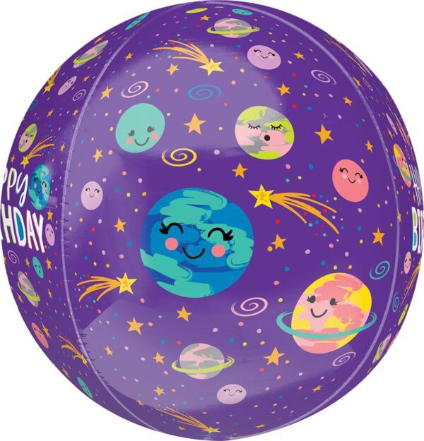 16" Smiling Galaxy Orbz