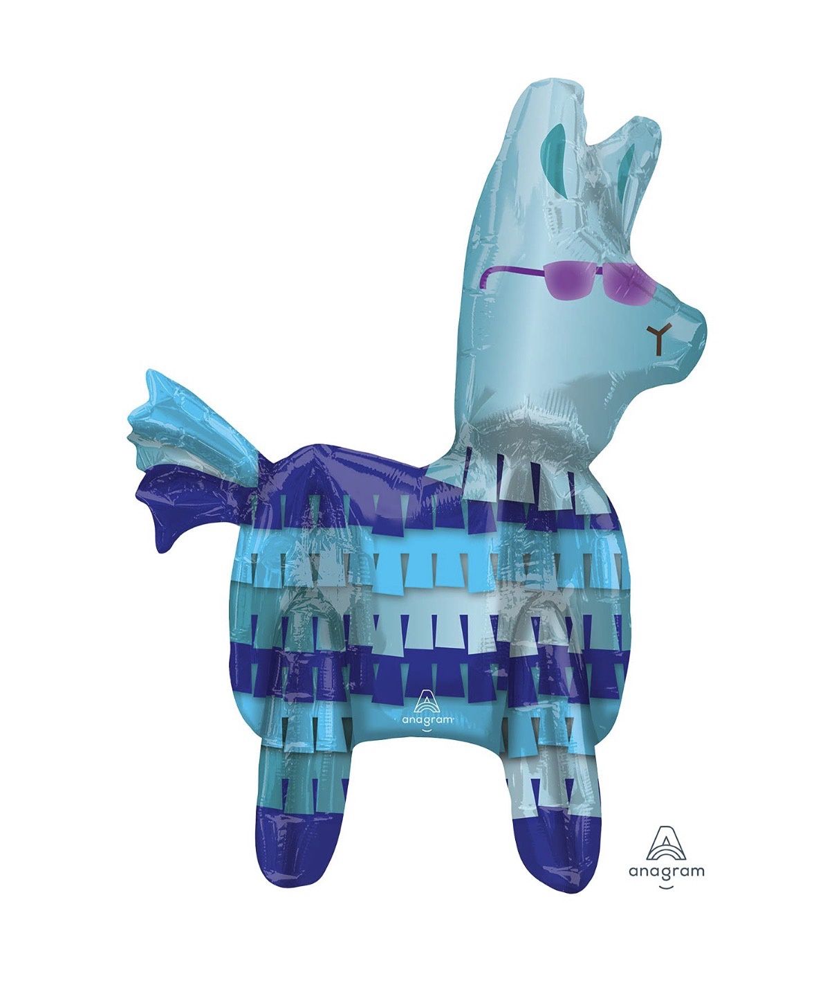 Anagram 23&quot; Battle Royal Llama Foil Balloon, Multicolor