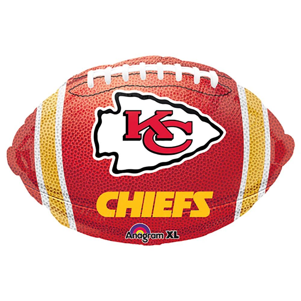 17 inch NFL KANSAS CITY CHIEFS FOOTBALL TEAM COLORS