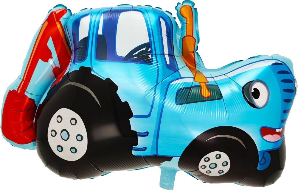 26&quot; The Blue Tractor Backhoe Balloon