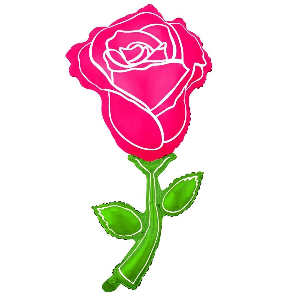 30&quot; Fuchsia Rose Balloon