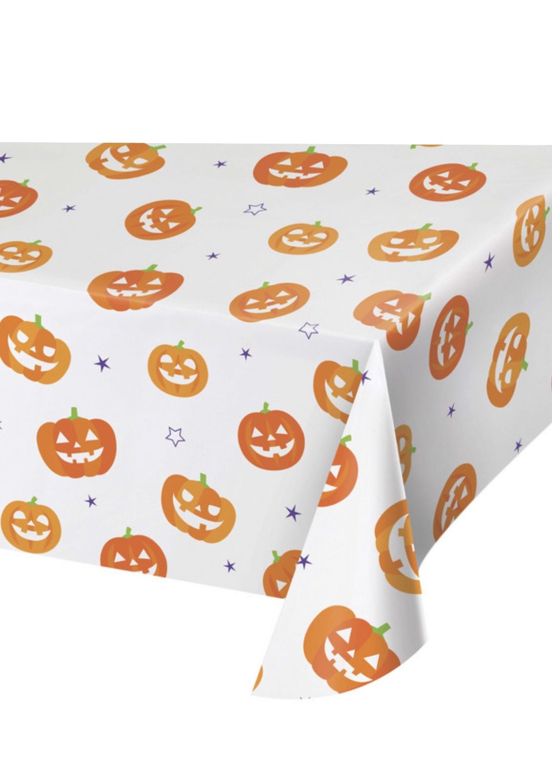 Halloween Pumpkins - Paper Tablecover 54&quot; x 96&quot;