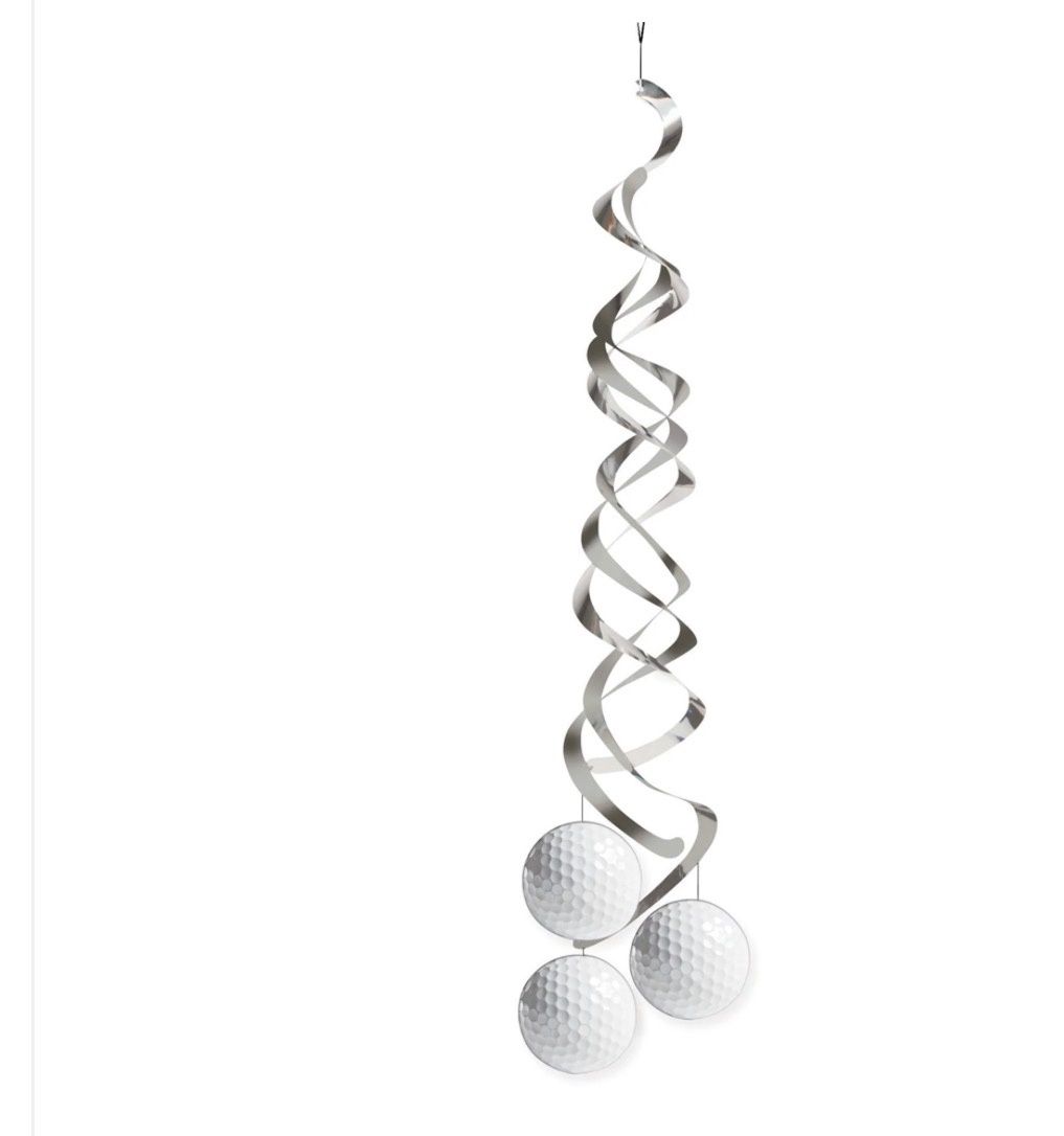 Golf Swirl Decorations, 2 Count