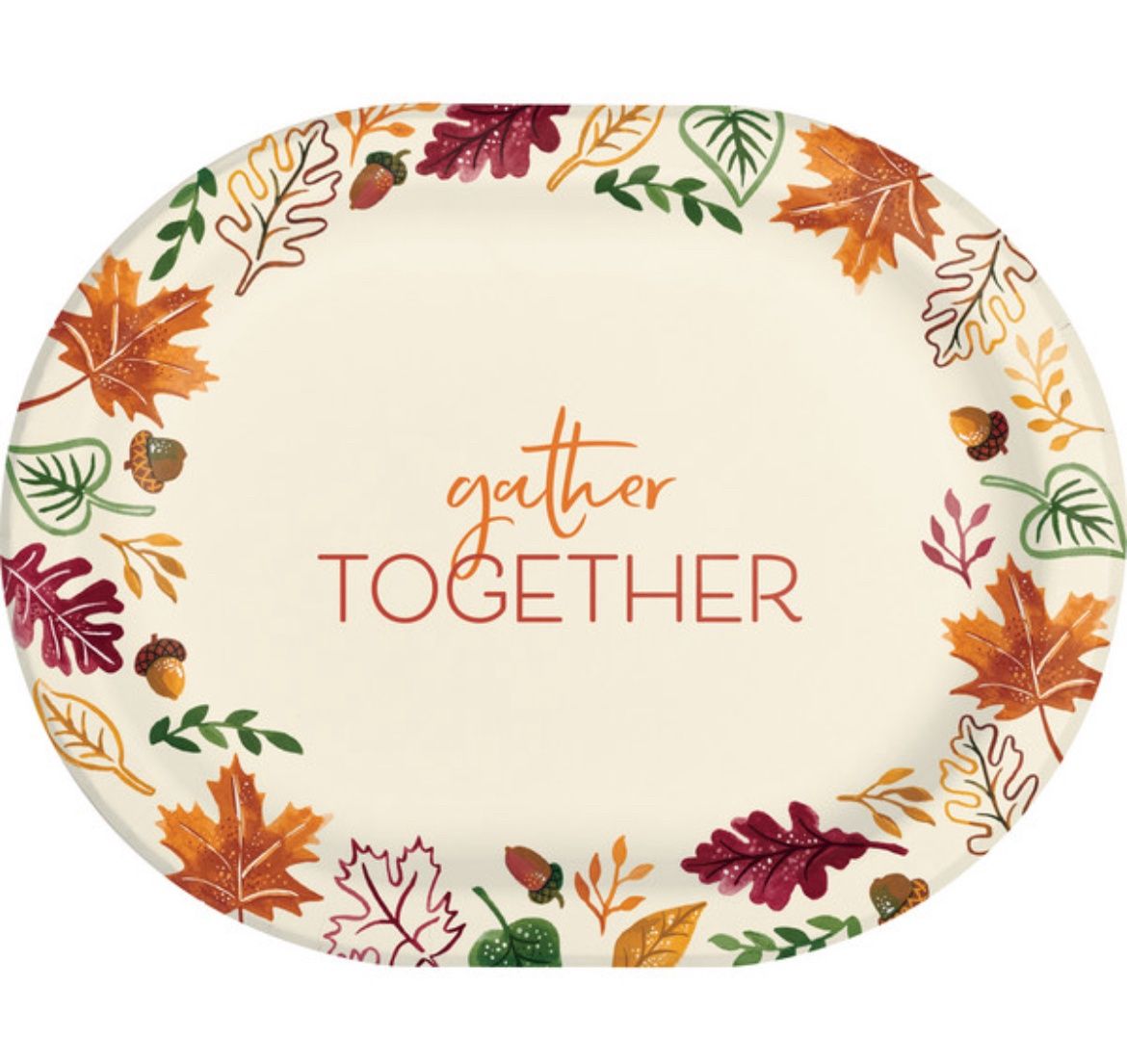 Fall Festivities - Oval Platter 8 Ct