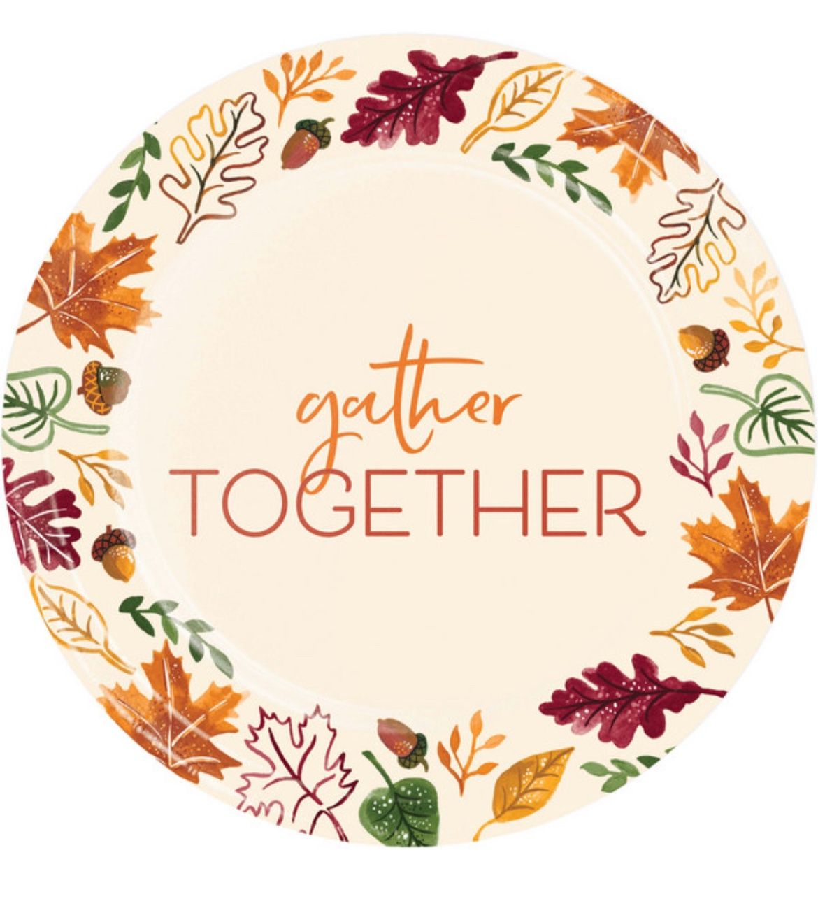 Fall Festivities - 9&quot; Plates 8 Ct