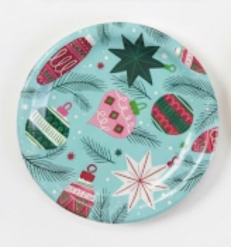 Holiday Frills Lunch Plates 8ct 