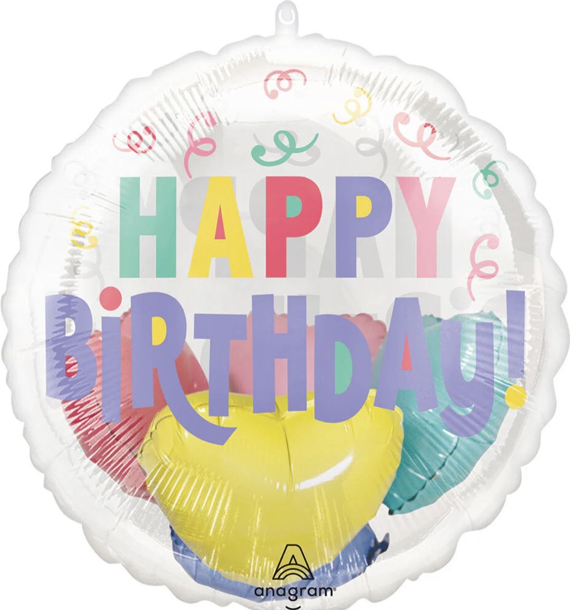 Pastel Confetti Birthday Insider 20&quot; Balloon