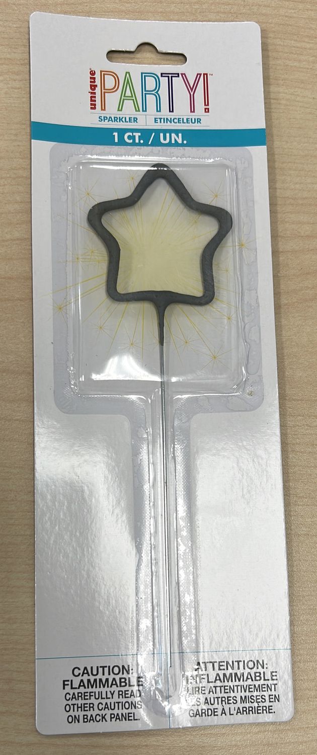 Star Sparkler Candle