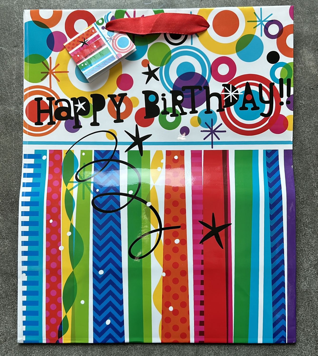MOD RAINBOW HB Gift Bag