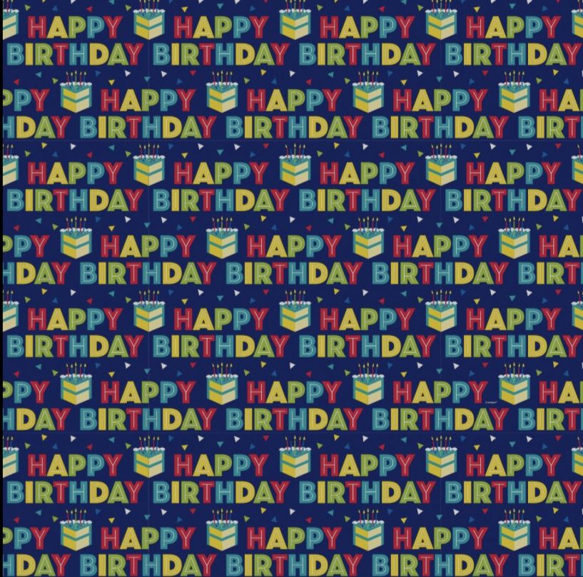 PEPPY BDAY GFTWRP 30X5'