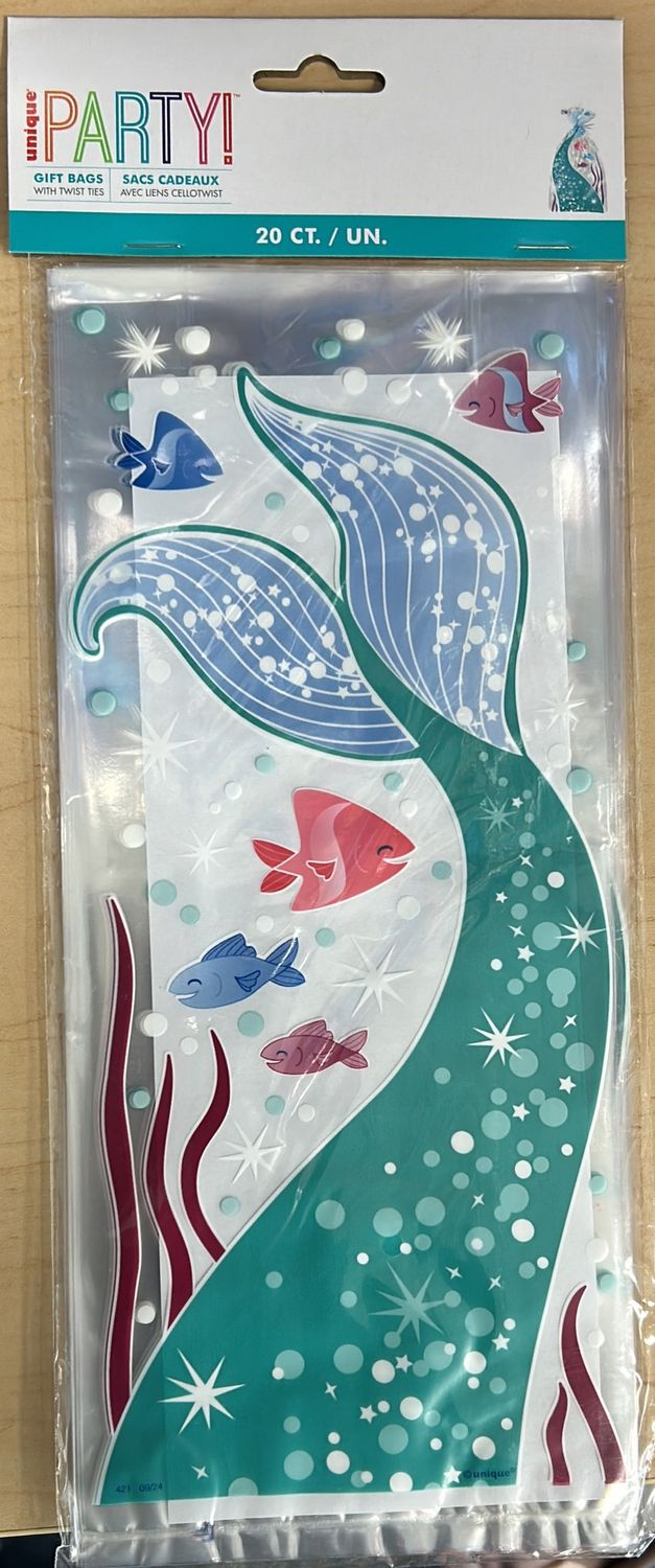 20 MERMAID CELLO BAGS 5X11