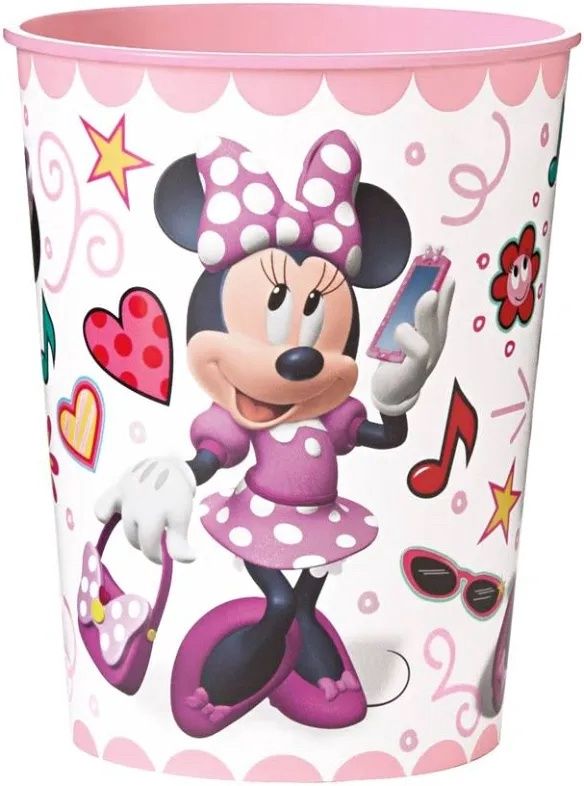 MINNIE MOUSE 16OZ PLASTIC CUP