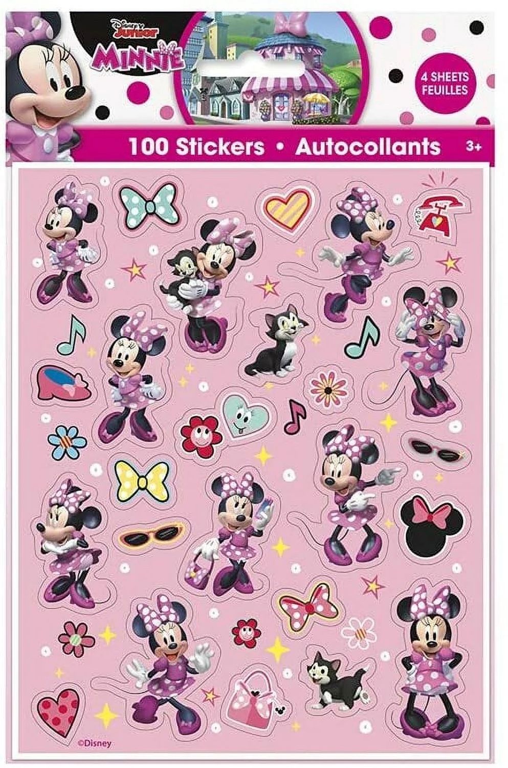 100 MINNIE MOUSE STICKERS