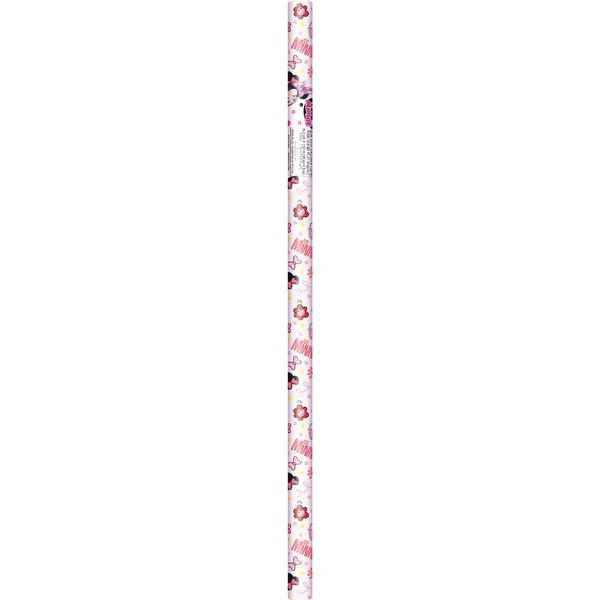 MINNIE MOUSE GIFT WRAP 30&quot;X5FT