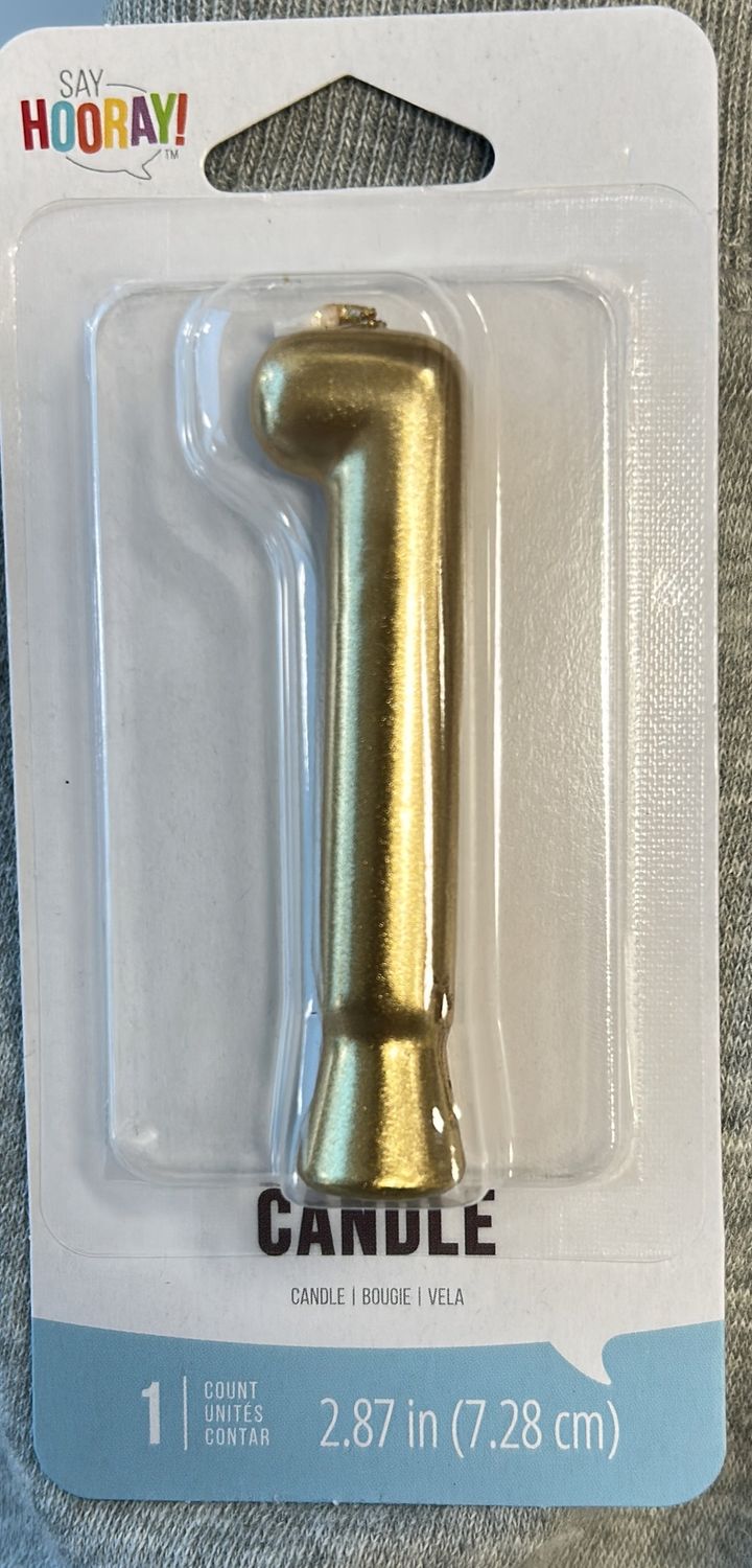 Gold 1 Candle