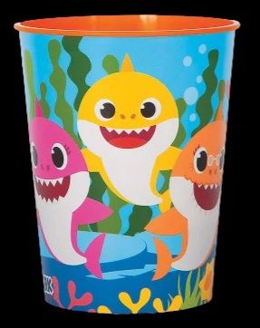 Baby Shark 16oz Plastic Cup