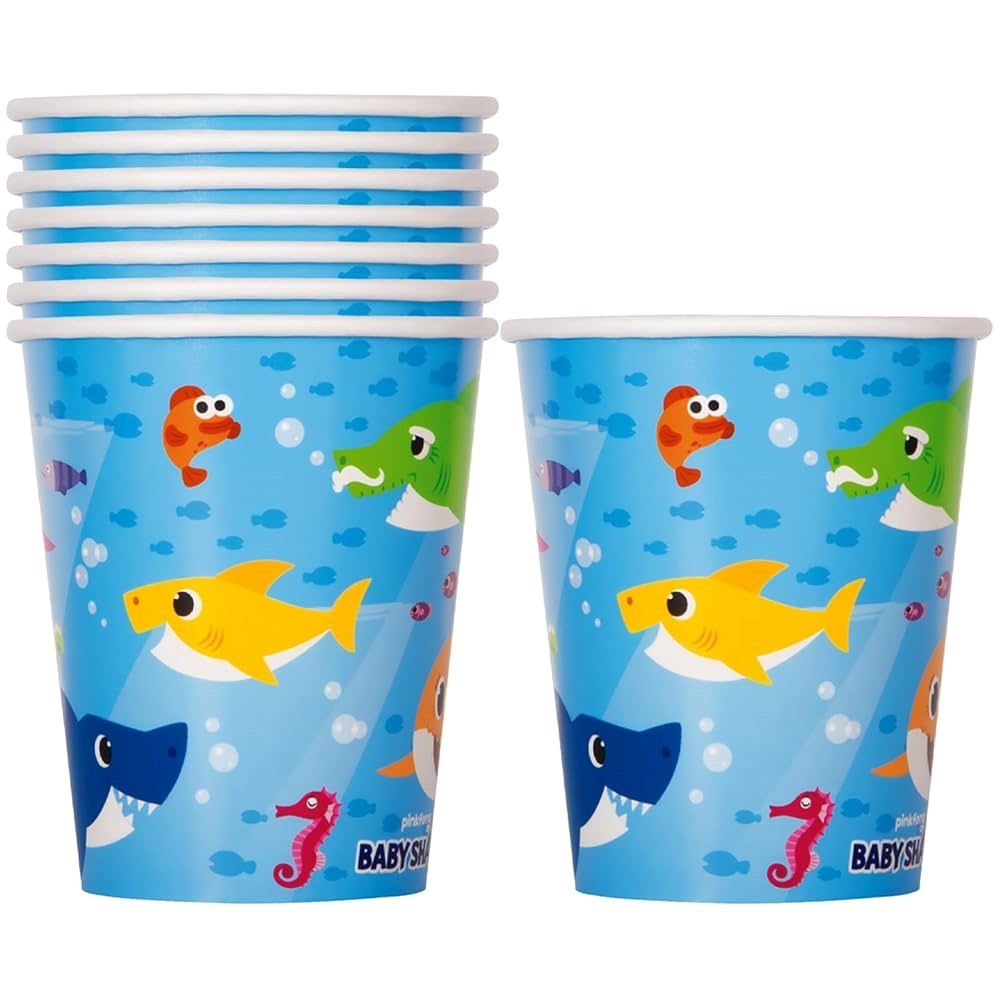 8ct BABY SHARK 9OZ CUP