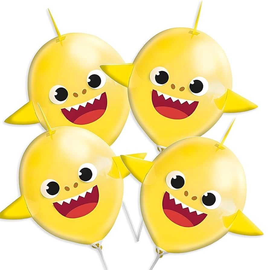 4 MAKE UR OWN BABY SHARK BALLOONS