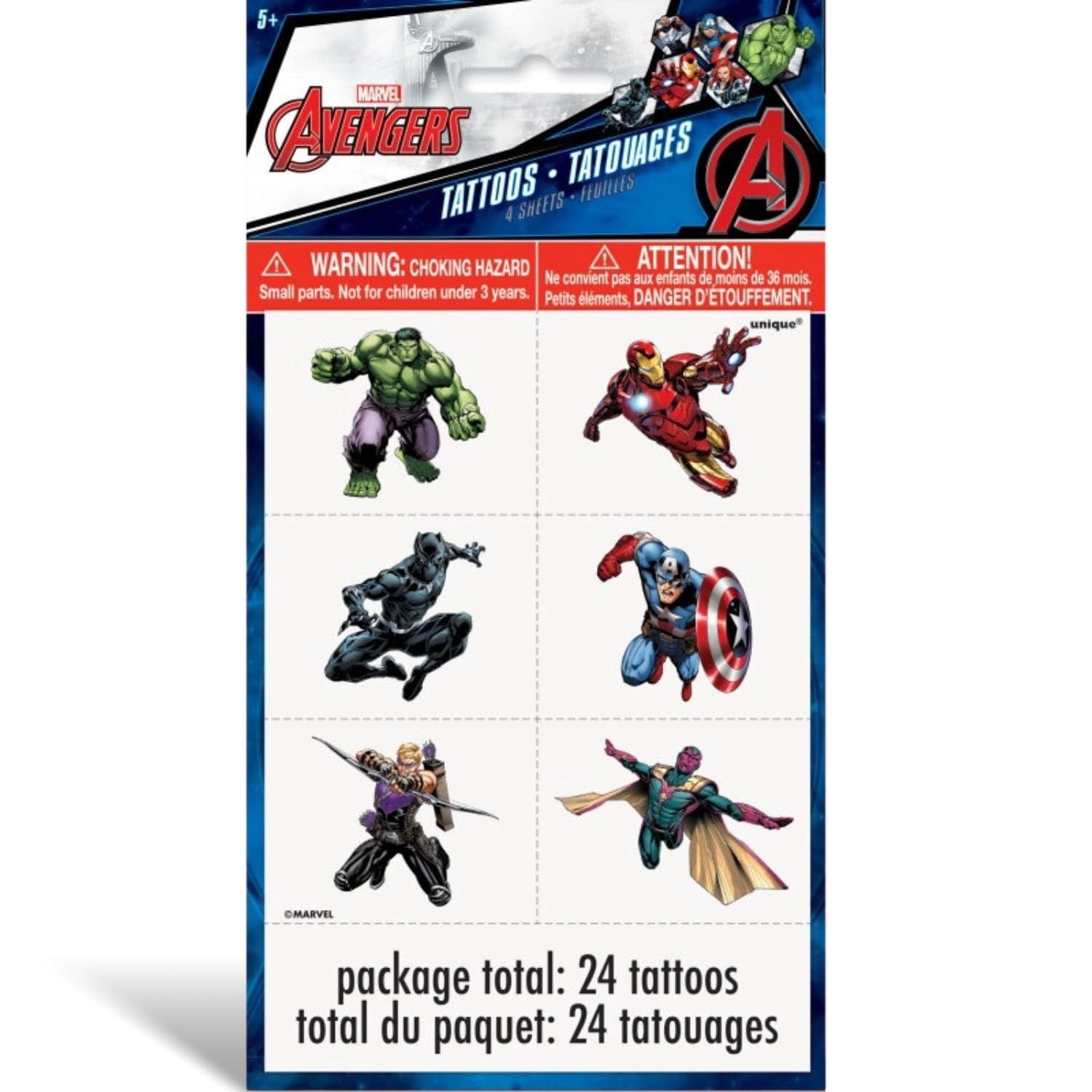 24 AVENGERS TATTOOS