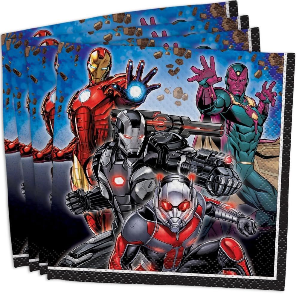 16ct AVENGERS BEVERAGE NAPKINS