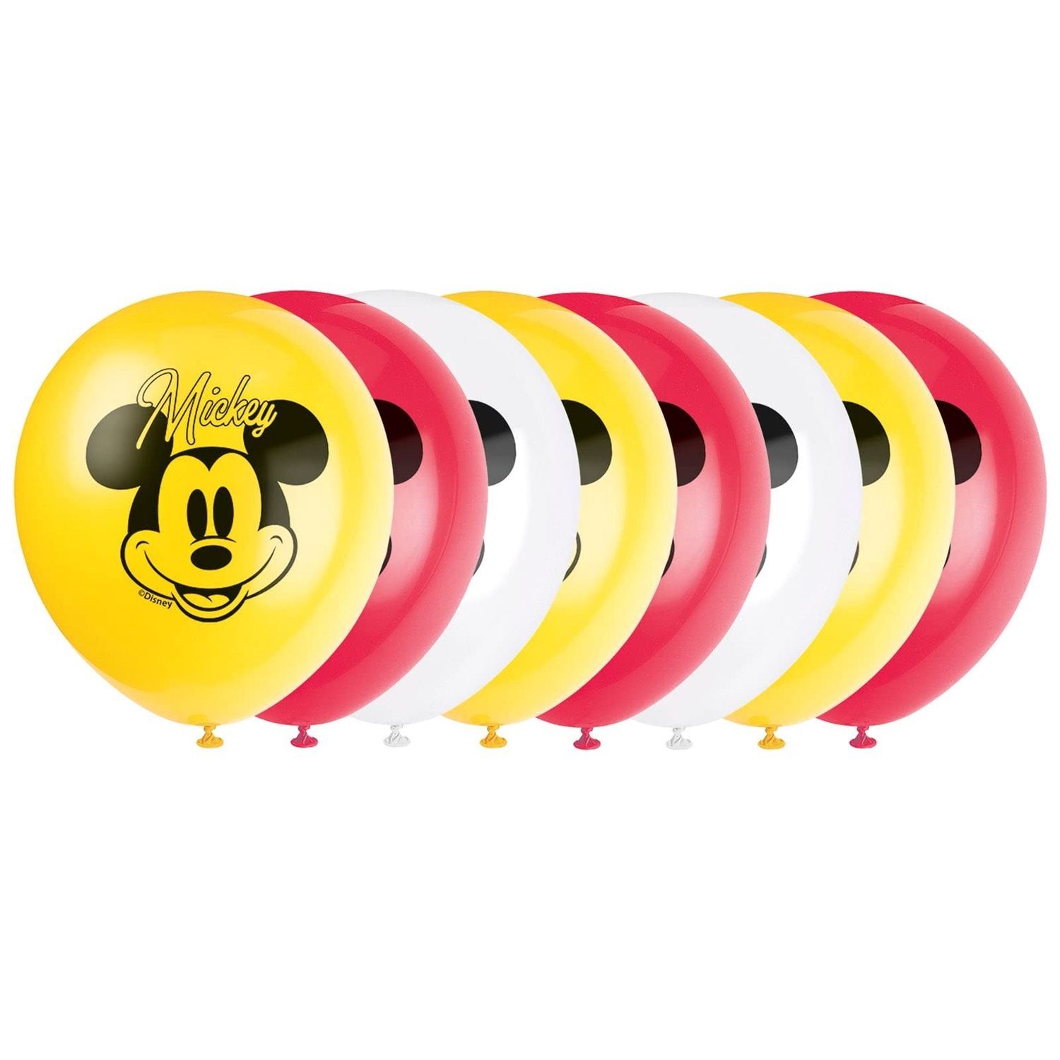 8ct 12" MICKEY MOUSE BALLOONS