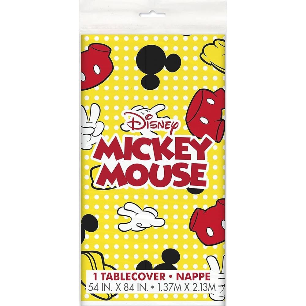 MCKEY MOUSE PLASTIC TABLE COVER 54X84
