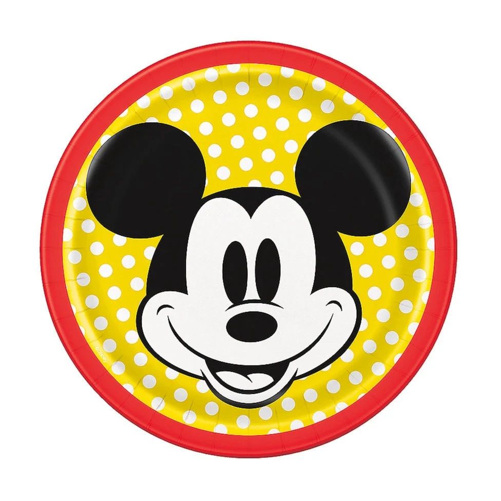 8 MICKEY MOUSE 7&quot; PLATES