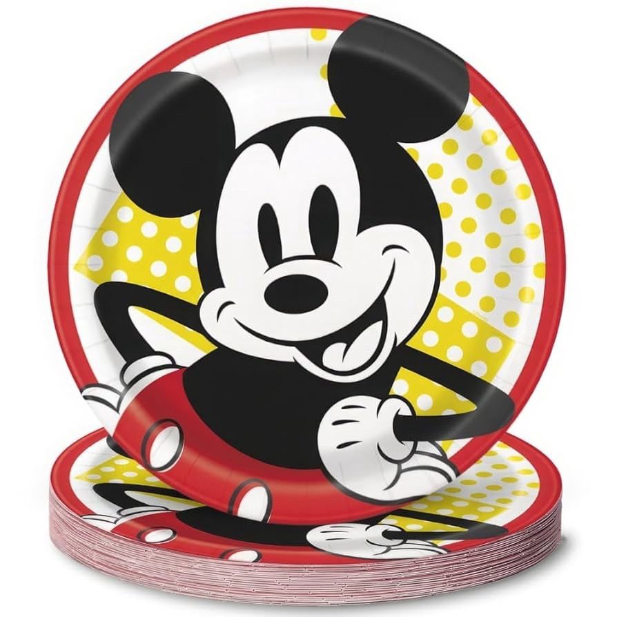8ct Mickey Mouse 9” Plates