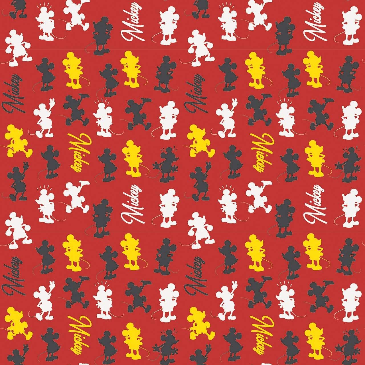 MICKEY MOUSE GIFT WRAP 30&quot;X5FT