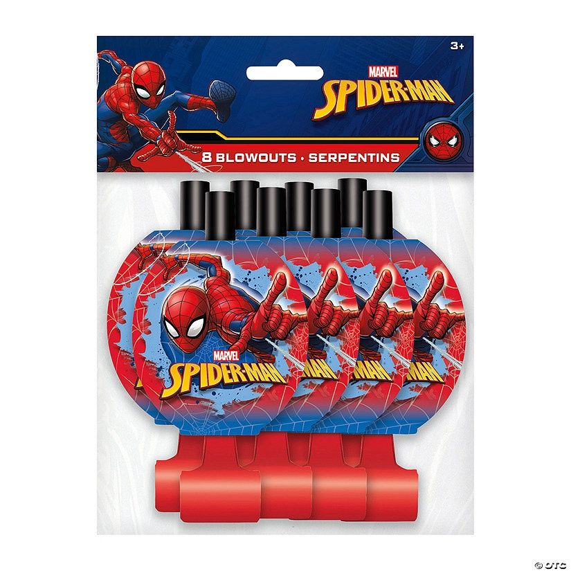 8ct SPIDERMAN BLOWOUTS