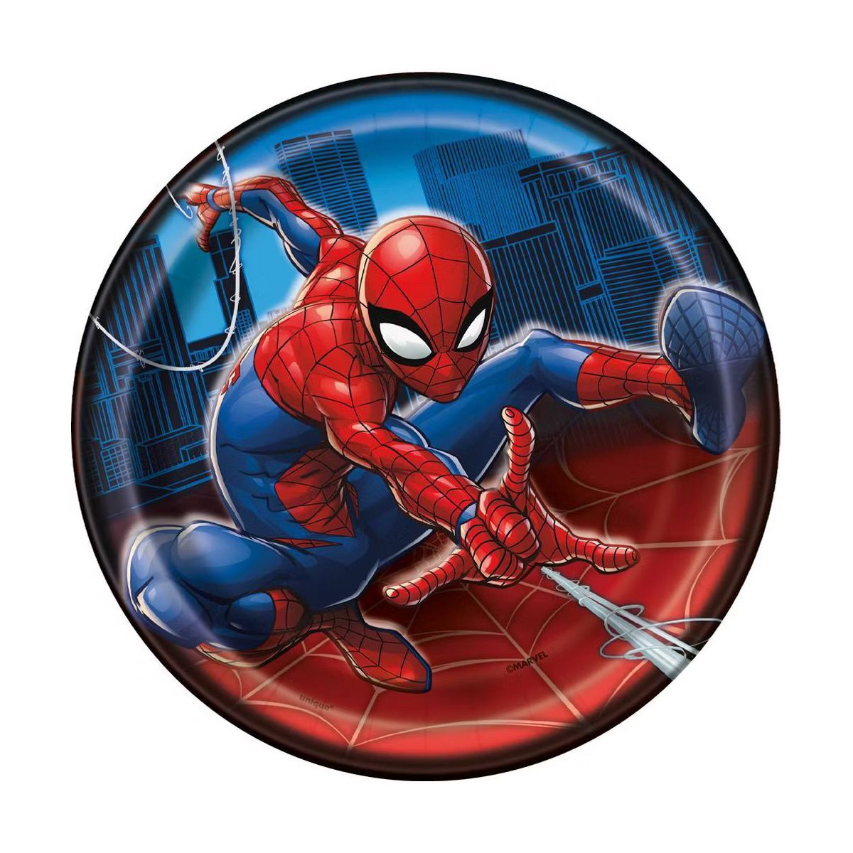 8ct SPIDERMAN 7&quot; Plates