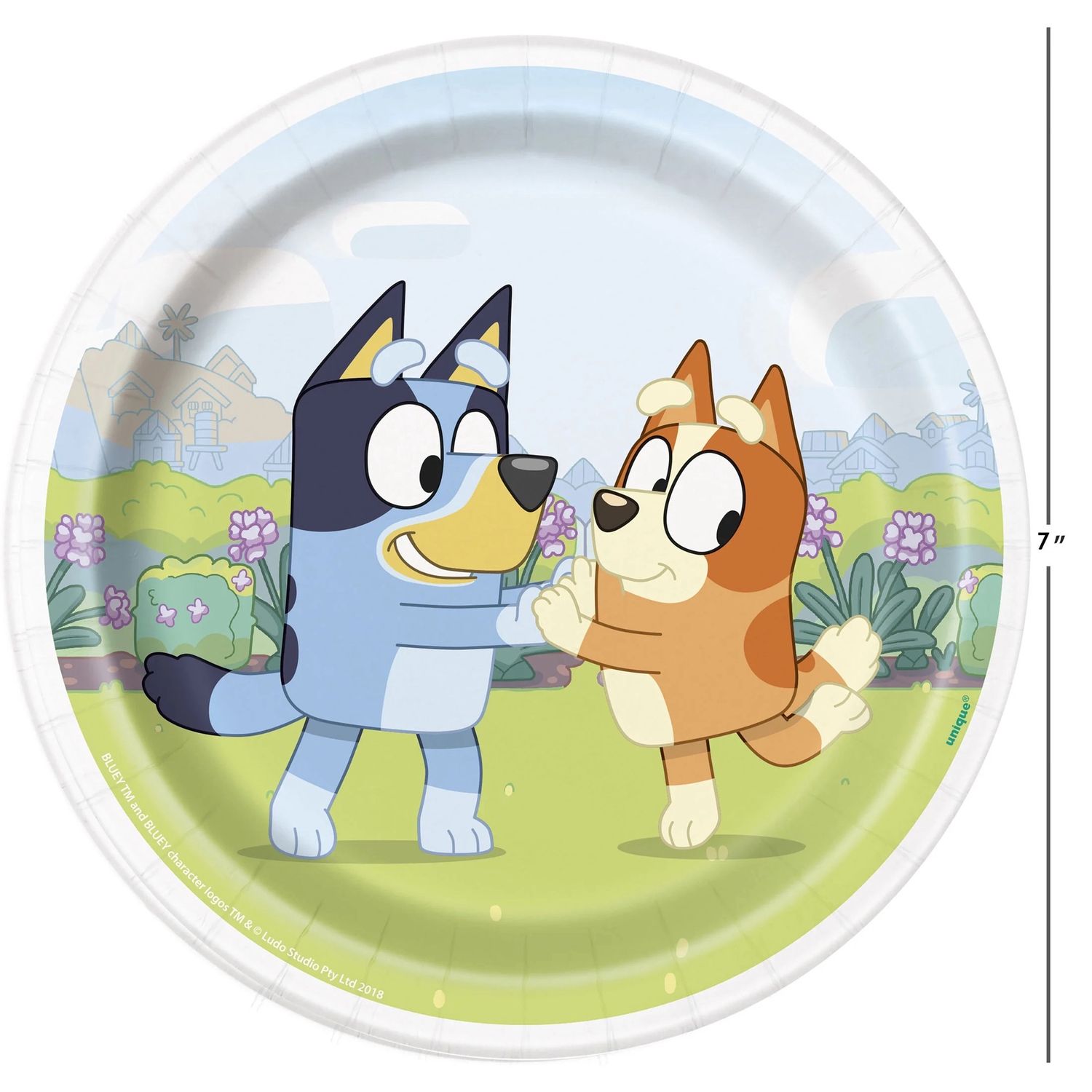 8ct Bluey 7&quot; Plates