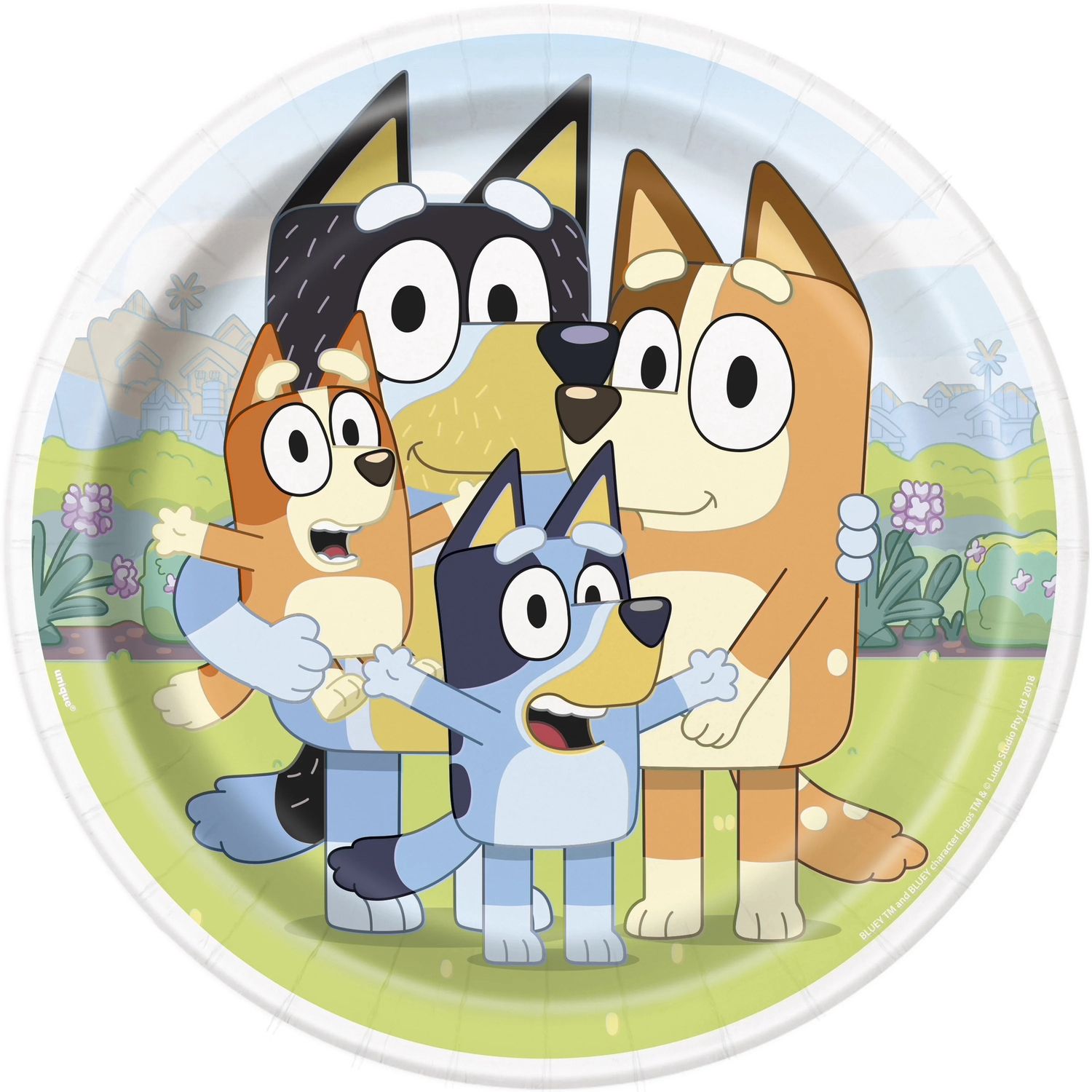 8ct Bluey 9” Plates