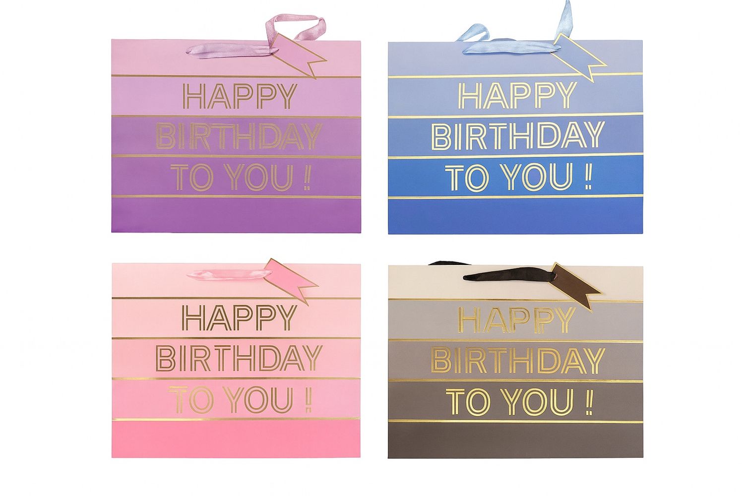 Ombré Gift Bags 