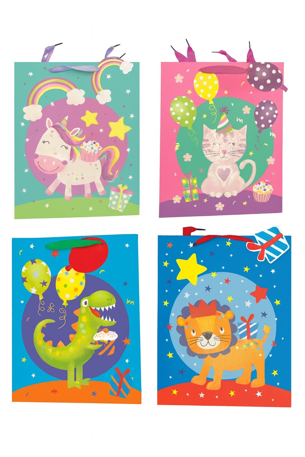 Assorted Animals Kids Birthday Gift Bag