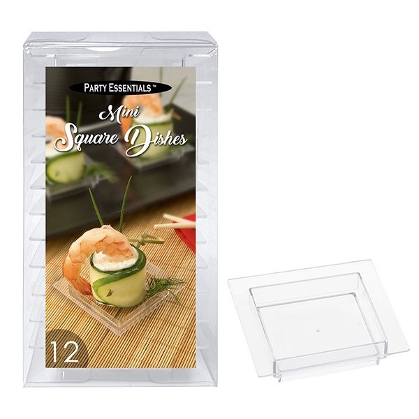 12ct Mini Square Dishes