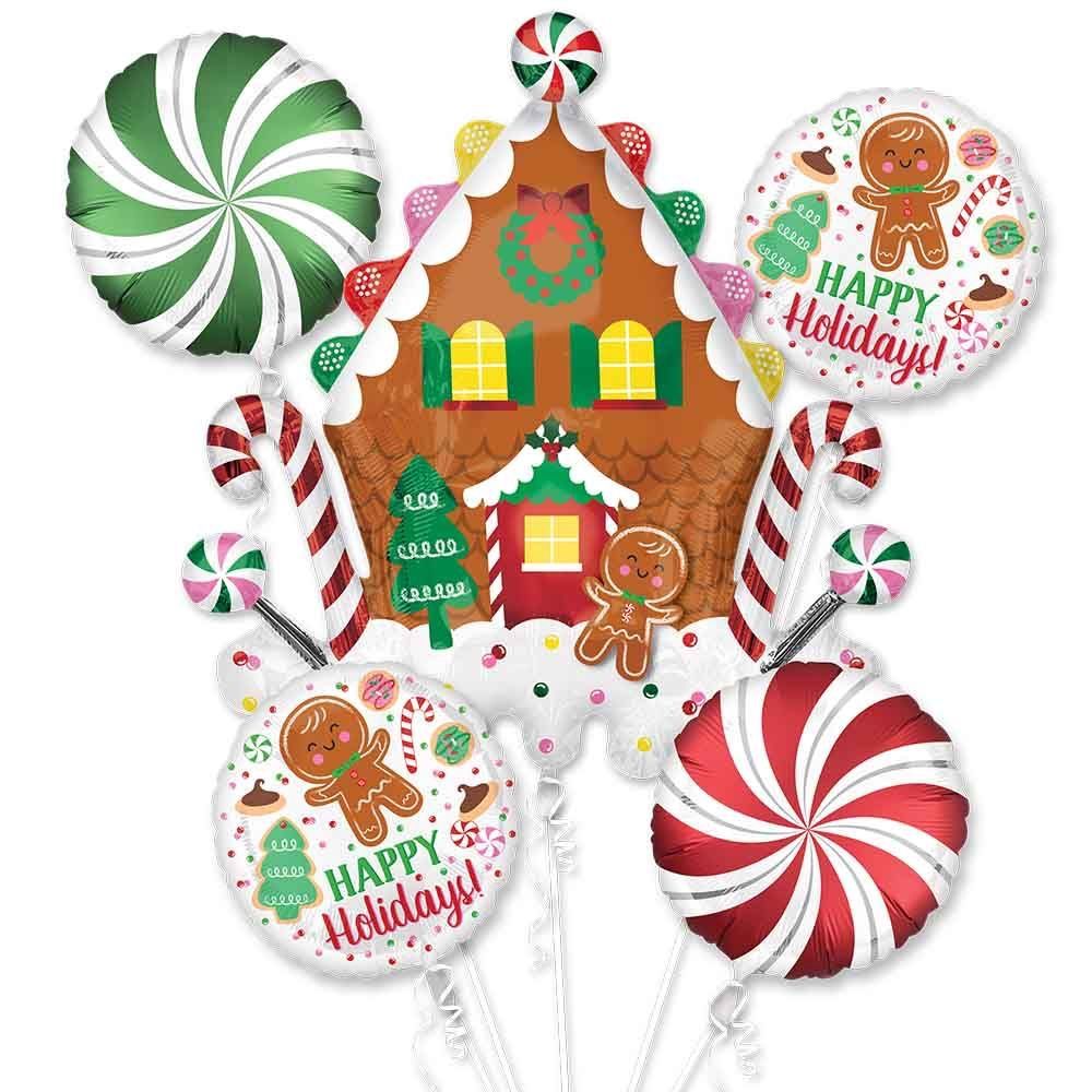 GINGERBREAD HOUSE &amp; HOLIDAY COOKIES BOUQUET