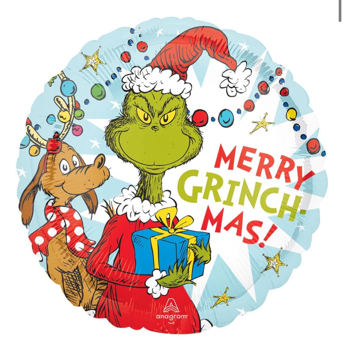 Grinch Christmas 18″ Balloon